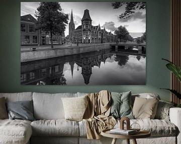 Ancien palais de justice au Burgwal 29 à Kampen. sur Fotografie Ronald