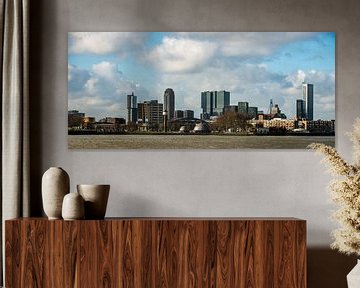 Skyline Rotterdam. van Brian Morgan