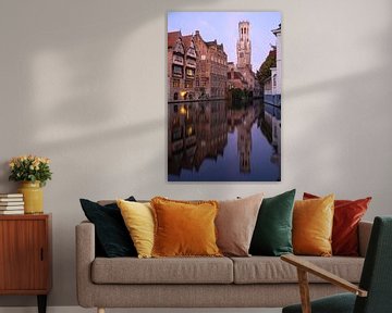 Oude stad van Brugge, België van Alexander Ludwig