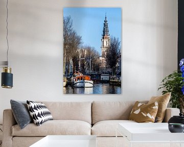 Bruggetje met love locks van Foto Amsterdam/ Peter Bartelings