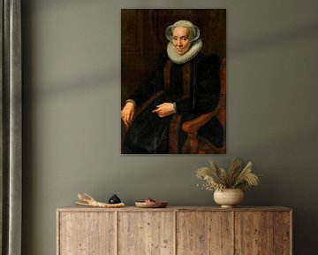 Porträt von Maria van Utrecht, Paulus Moreelse