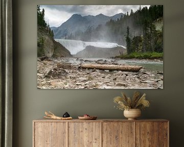 Wapta Falls des Kicking Horse river, Yoho National Park, British Columbia, Kanada von Alexander Ludwig