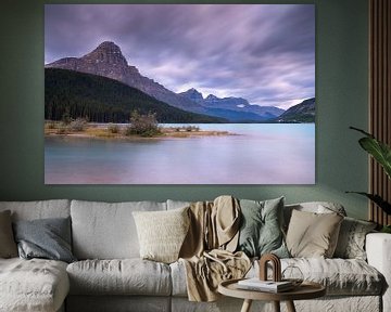 Watervogelmeren, Banff National Park, Icefields Parkway, Alberta, Canada van Alexander Ludwig