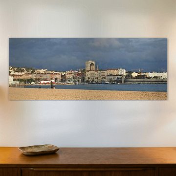 Coucher de soleil à Saint-Raphaël.