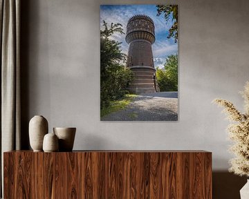 Watertoren in Delft van Fred Leeflang