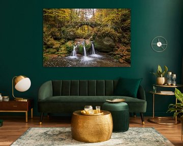 Herbst - Wasserfall - Luxemburg - Müllerthal von Pixelatestudio Fotografie