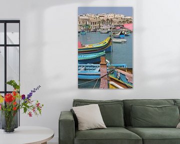 De haven van Marsaxlokk by Rob Hendriks