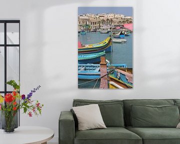 De haven van Marsaxlokk von Rob Hendriks