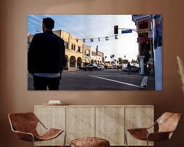 Venice beach boardwalk. van Jasper Verolme