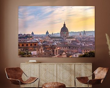 Beautiful colorful sunset in the capital of Italy - Rome by Michiel Ton