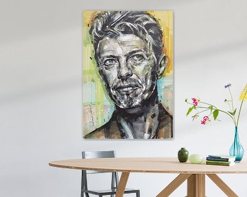 David Bowie Porträt von Jos Hoppenbrouwers