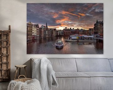 Damrak Amsterdam by Fotografie Ronald