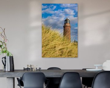 Lighthouse at Darßer Ort on the Baltic Sea by Werner Dieterich