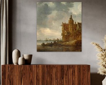 Landhaus am Wasser, Jan van Goyen