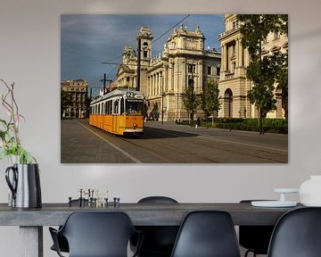 Straßenbahn in Budapest von Rika Roozendaal