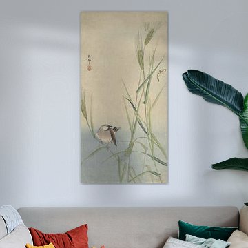 Bird and butterfly of Ohara Koson