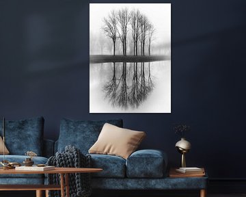 Mirrored trees by Karel Ton