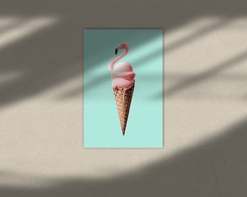 Flamingo Eis von Jonas Loose