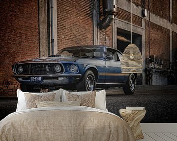 1969 Ford Mustang van Aron Nijs