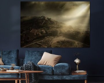 Atmospheric light on the hills of Le Marche in Italy by Bas Meelker