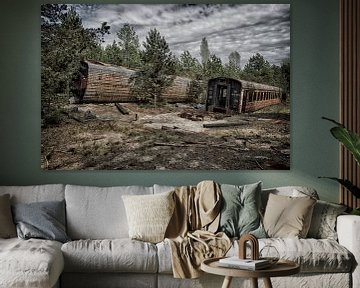 Chernobyl Train 2 van Kirsten Scholten