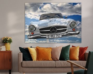 Mercedes-Benz 190 SL vliegen in de lucht van aRi F. Huber