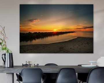 Sunset Texel by Wilco Snoeijer
