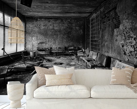 Example of the artwork in a room