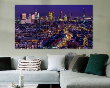 Skyline von Rotterdam von Ellen van den Doel