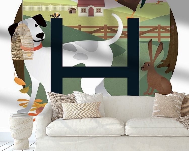 Example of the artwork in a room