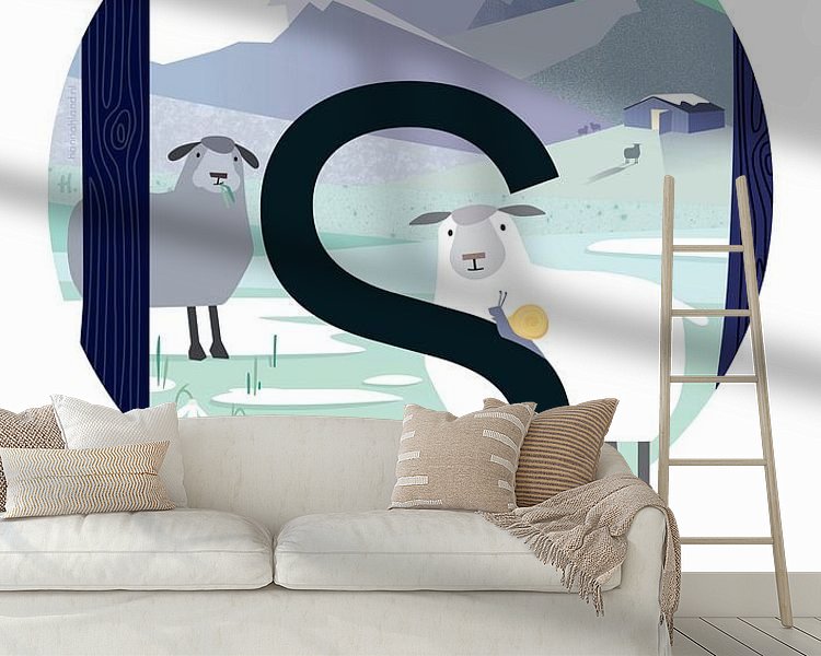 Example of the artwork in a room