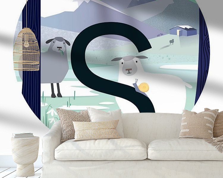 Example of the artwork in a room