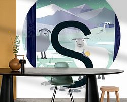 Example of the artwork in a room