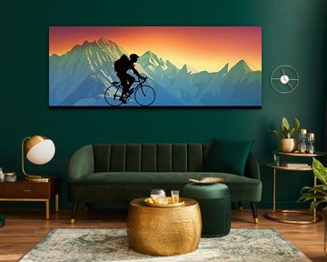 Somewhere on the Alpe d'Huez van Harry Hadders Design