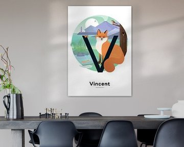Name poster Vincent by Hannahland .