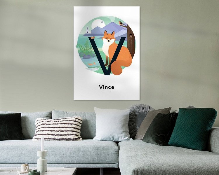 Example of the artwork in a room