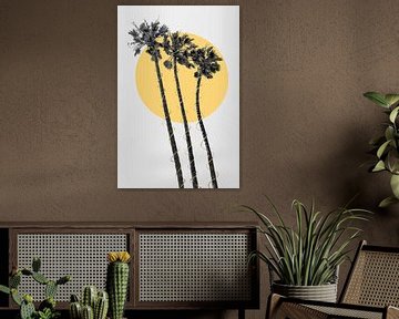 Palm Trees in the sun by Melanie Viola