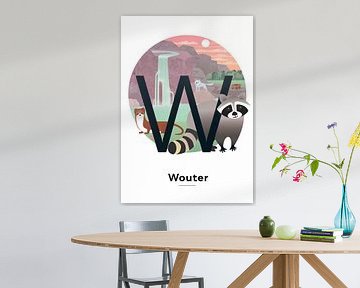 Naamposter Wouter