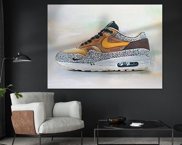 Nike air max 1 atmos safari schilderij. van Jos Hoppenbrouwers