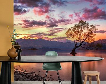 That Wanaka Tree Sunset van Cho Tang