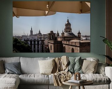 uitzicht op Sevilla van Eric van Nieuwland