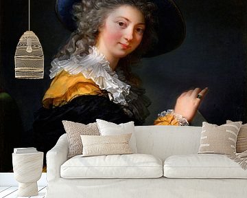 Comtesse de Cérès (Dame, die einen Brief faltet), Élisabeth Vigée-Le Brun