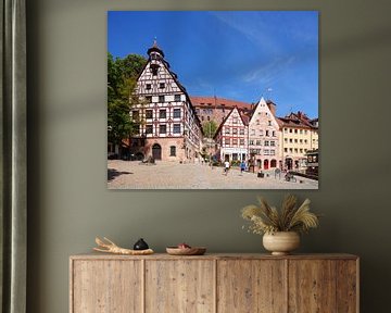 Platz am Tiergärtnertor, Nuremberg, Bavaria, Germany, Europe
