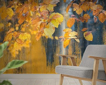 Kunst mit malerischen gelben Blättern von Rob Visser