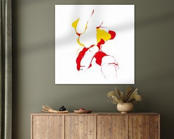 Abstract Art JM0492op by Johannes Murat