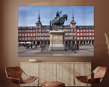 Plaza Mayor, Madrid, Spanje van Torsten Krüger