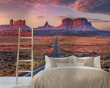 Monument Valley during a cold sunrise by Remco Piet