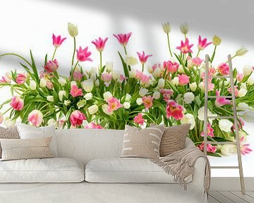 Tulpen stilleven van Dirk Verwoerd