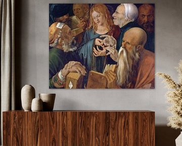 Albrecht Dürer.Jesus zwischen den Ärzten