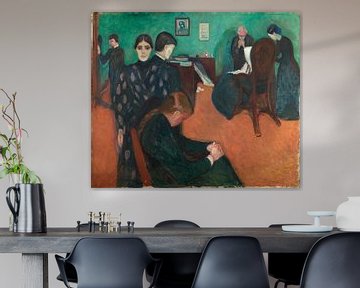 Edvard Munch.Tod auf der Krankenstation